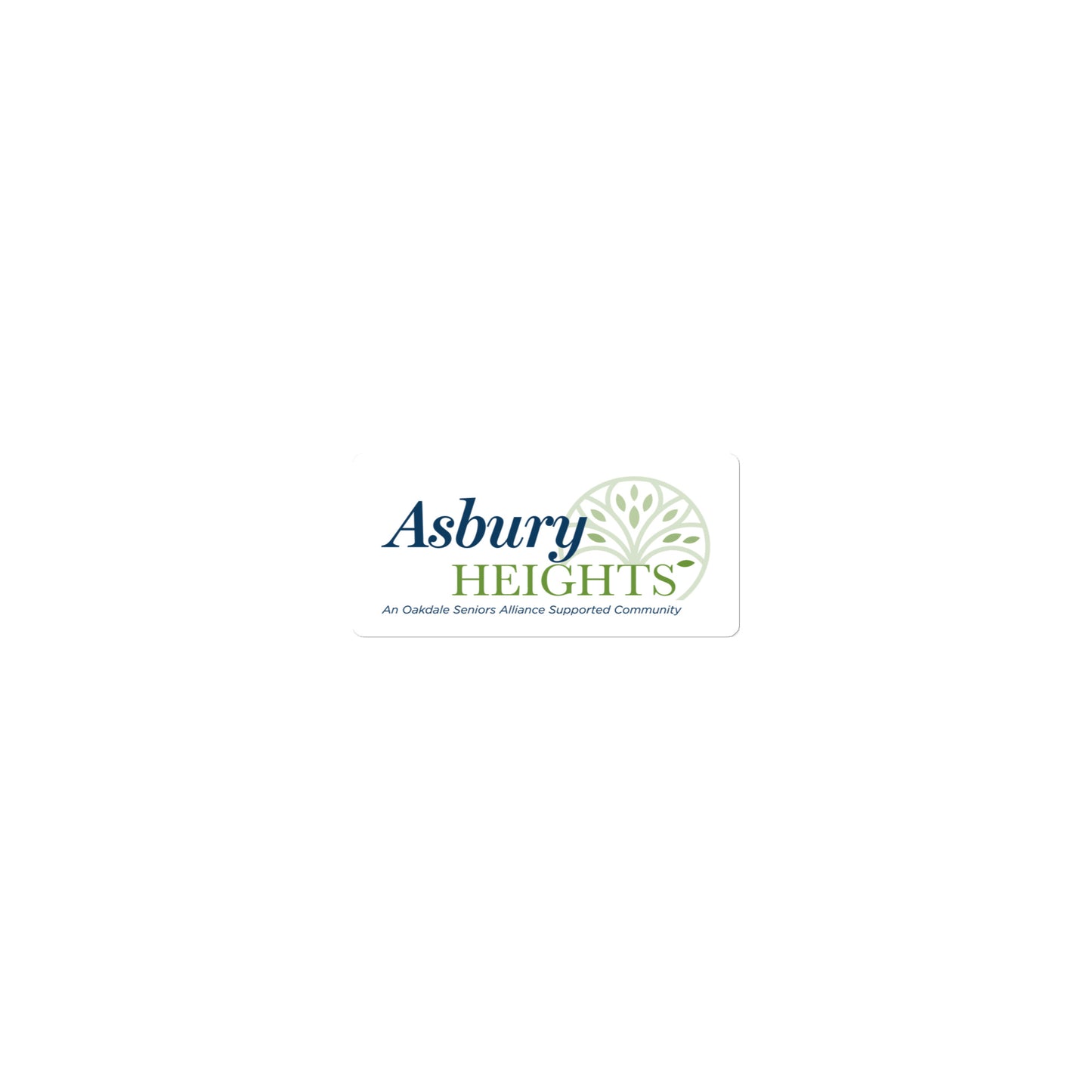 Asbury Heights Bubble-free stickers