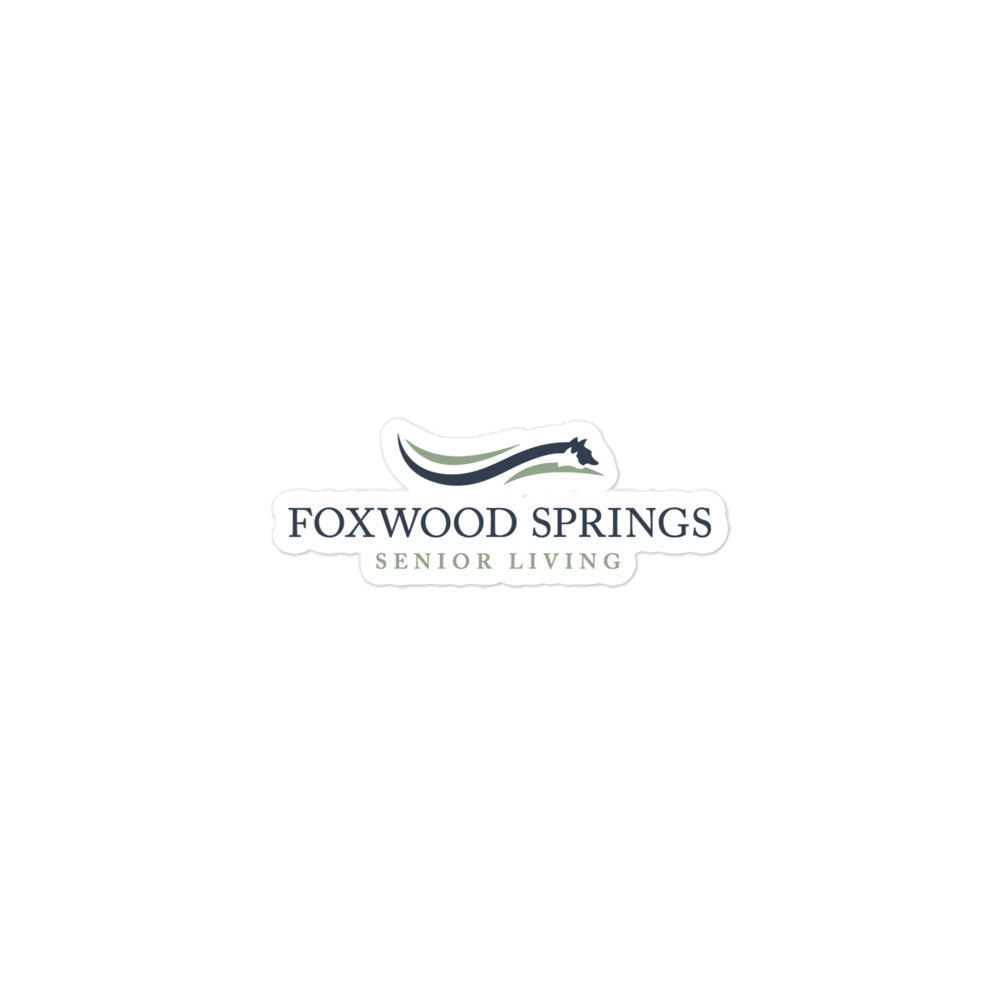 Foxwood Springs Bubble-free stickers