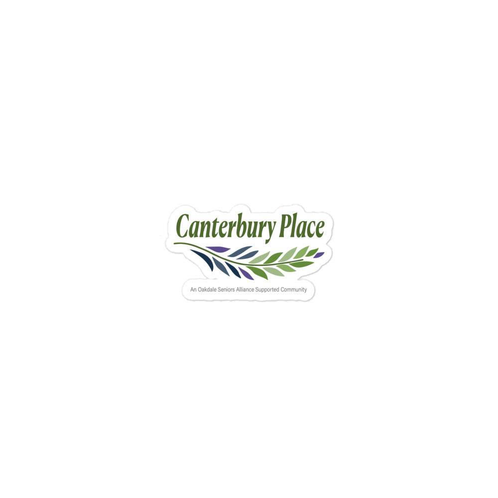 Canterbury Bubble-free stickers