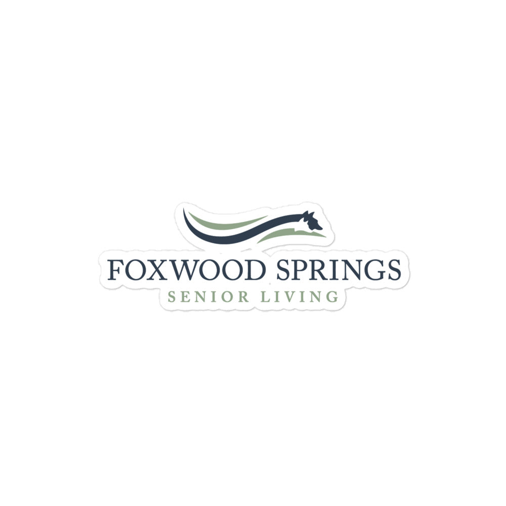 Foxwood Springs Bubble-free stickers