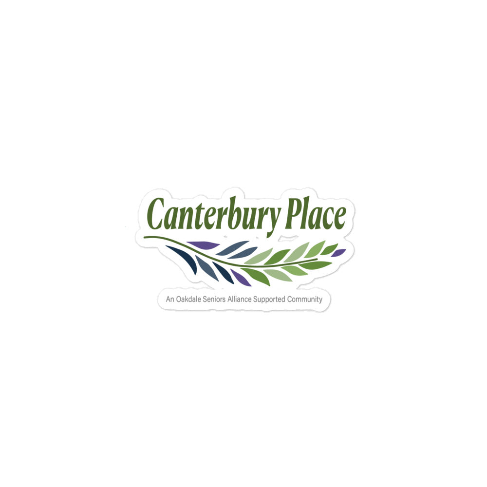 Canterbury Bubble-free stickers