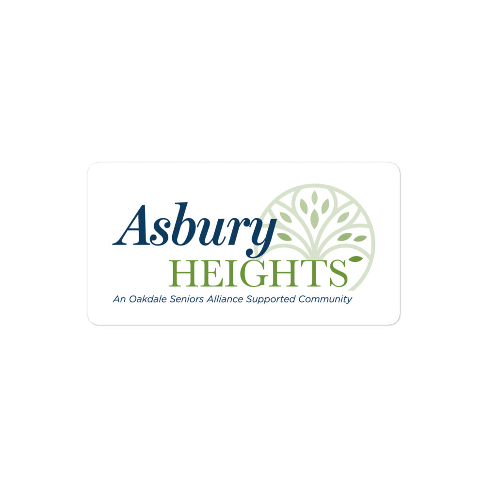 Asbury Heights Bubble-free stickers