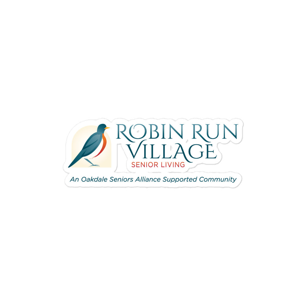 Robin Run Bubble-free stickers