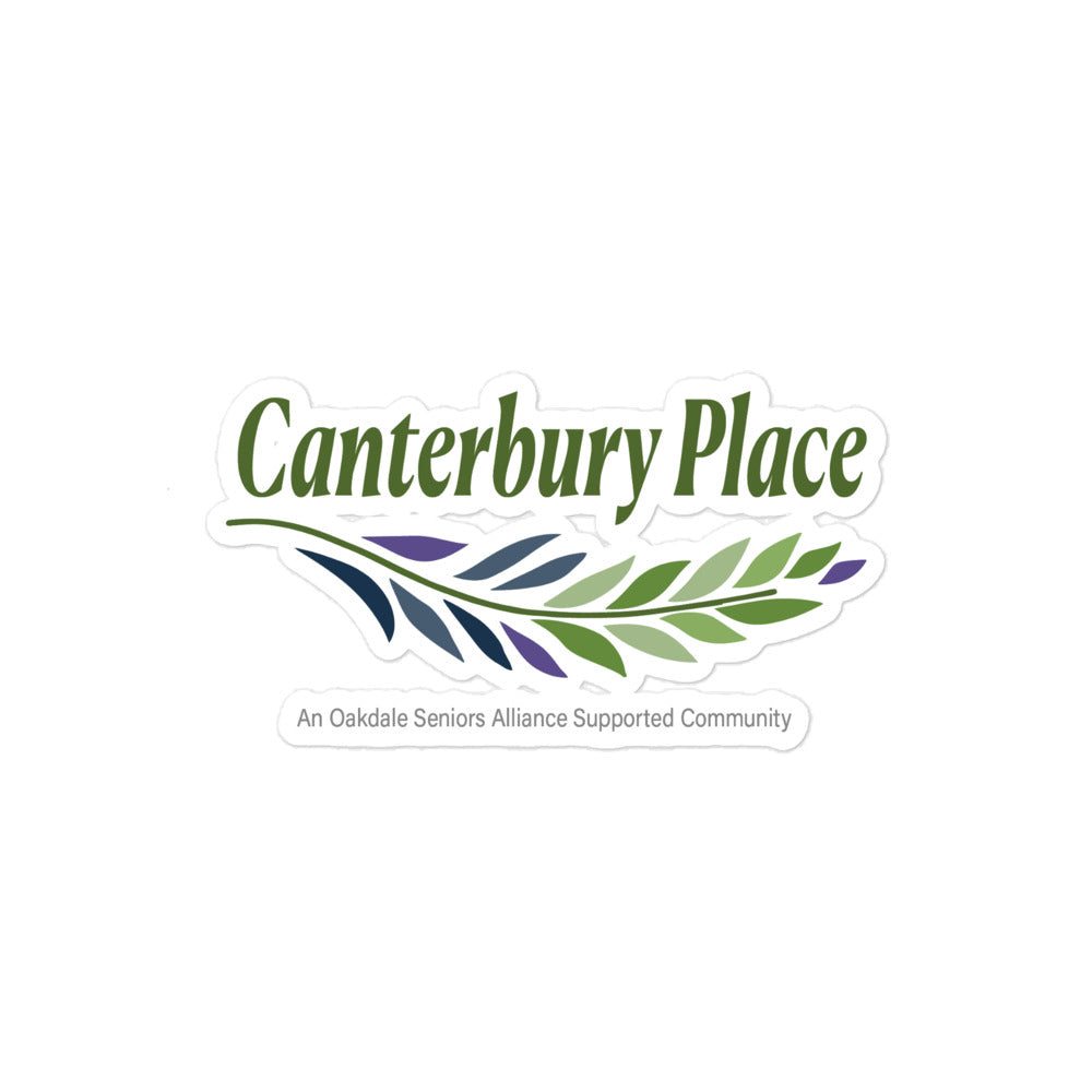 Canterbury Bubble-free stickers