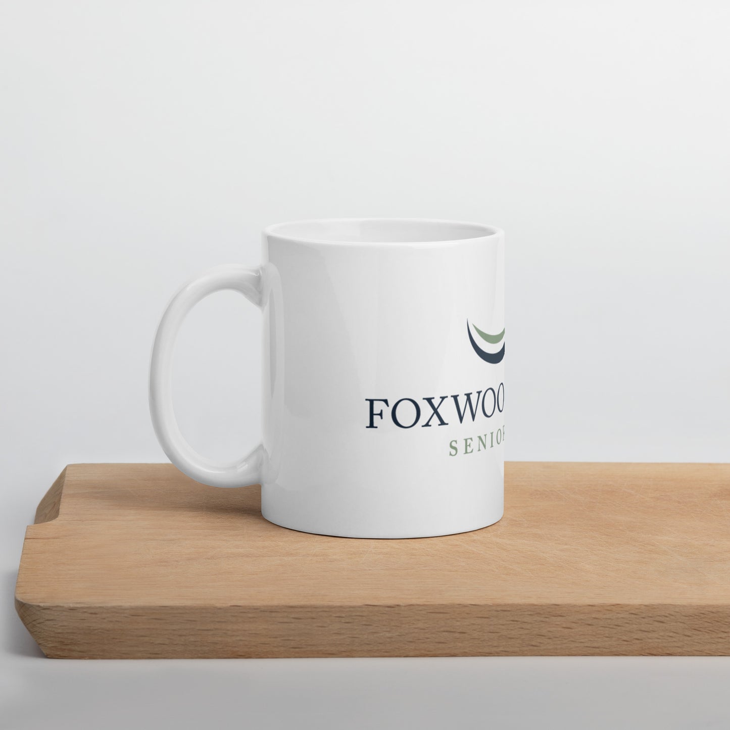 Foxwood Springs White glossy mug