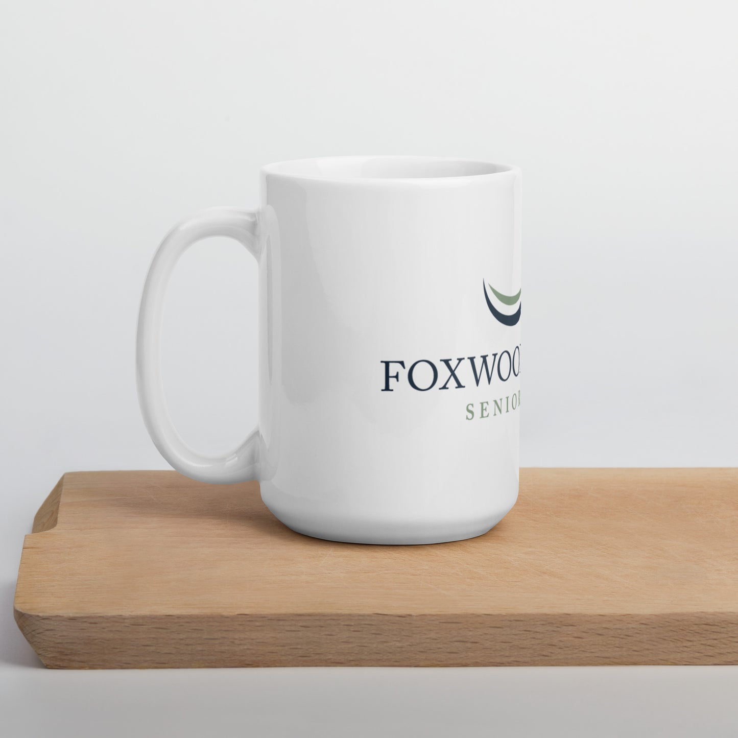 Foxwood Springs White glossy mug